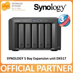 SYNOLOGY 5 Bay Expansion Unit DX517. Singapore Warranty 3 Years
